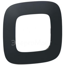 Рамка 1-м Valena Allure универсальная мат. черн. Leg 754401