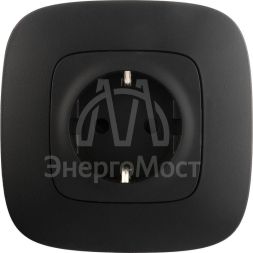 Рамка 1-м Valena Allure универсальная мат. черн. Leg 754401