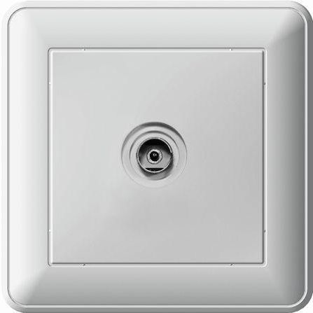 Коннектор TV антенны 1-м СП W59 в сборе оконечная бел. SchE RTS-151-18