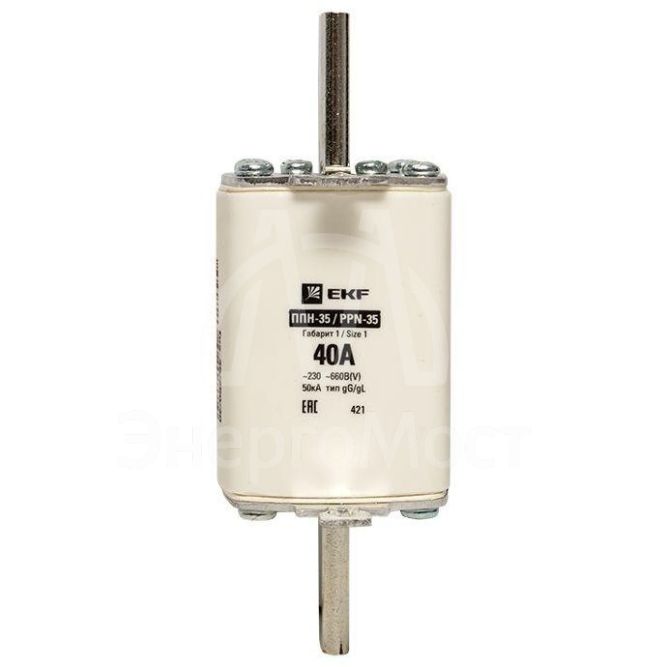 Вставка плавкая ППН-35 250/40А габарит 1 PROxima EKF fus-35/250/40