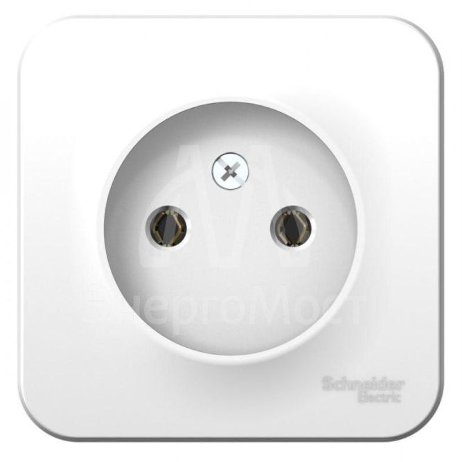 Розетка 1-м ОП BLANCA 16А 250В без шторок без заземл. изол. пласт. бел. SchE BLNRA000111