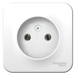 Розетка 1-м ОП BLANCA 16А 250В без шторок без заземл. изол. пласт. бел. SchE BLNRA000111