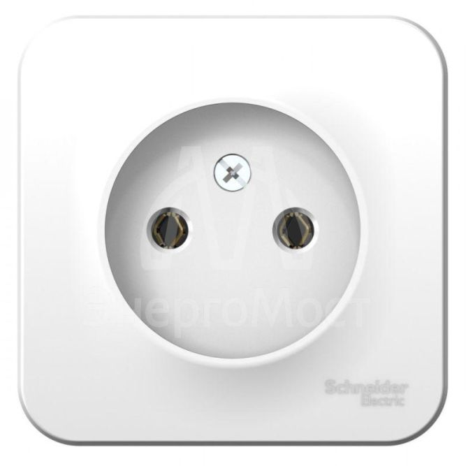 Розетка 1-м ОП BLANCA 16А 250В без шторок без заземл. изол. пласт. бел. SchE BLNRA000111