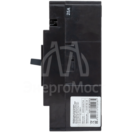 Выключатель автоматический 3п 25А 18кА LS125 ProPact EKF mccb-125-18-3-25-ls