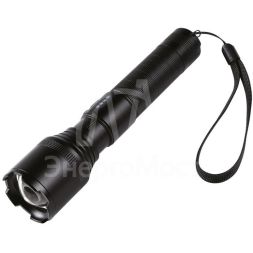 Фонарь аккумуляторный AccuF1-L15WZ-bk 15Вт XHP60 800Лм Li-ion 18650 3.7В 1200мАч (5режимов; с функцией ZOOM; кабель USB-Type-C в комплекте) черн. IPX4 ФАZА 5050402