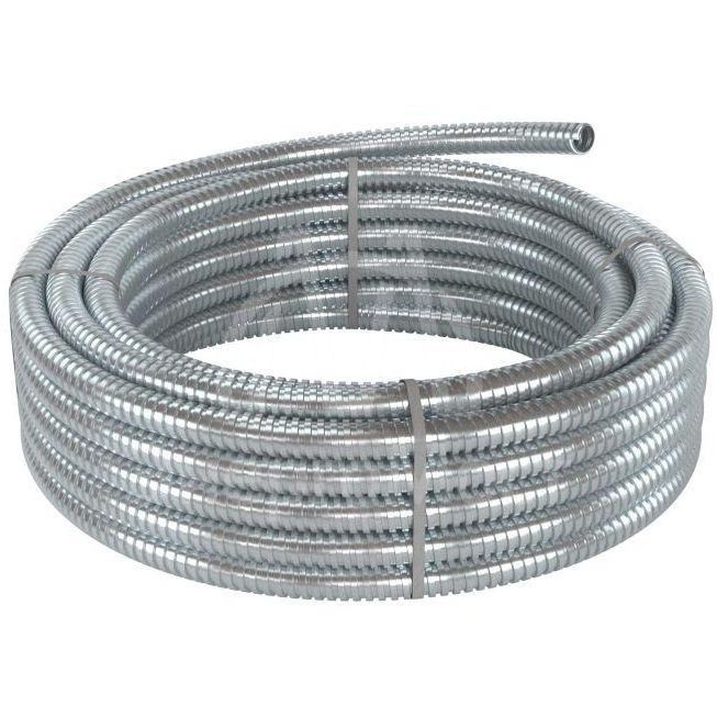 Металлорукав DN d26мм Dвн.26.5мм Dнар.30мм без протяжки оцинк. сталь (уп.25м) DKC 667R2630