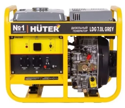 Электрогенератор дизельный LDG 7.0L GR Huter