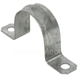 Скоба крепежная двухлапковая d31-32мм метал. (уп.10шт) PROxima EKF sm-2-31-32-r