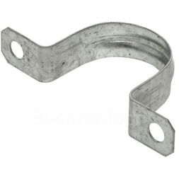 Скоба крепежная двухлапковая d31-32мм метал. (уп.10шт) PROxima EKF sm-2-31-32-r