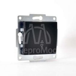 Механизм выключателя проходного 1-кл. 1п СП Karina 10А IP20 черн. бархат LEZARD 707-4288-105
