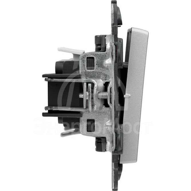 Механизм выключателя 2-кл. СП Valena Life 10А IP20 250В с лиц. панелью безвинт. зажимы алюм. Leg 752605