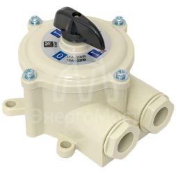 Выключатель пакетный 1-кл. 16А IP56 ПВ3-16 М1 пл. беж. EKF pv-3-16-4