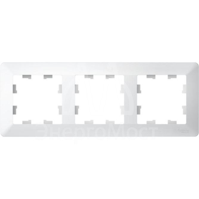 Рамка 3-м AtlasDesign Air лотос/дым. бел. SE ATN221303