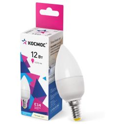 Лампа светодиодная CN 12Вт 3000К E14 1070лм 174-265В КОСМОС LkecLED12wCNE1430