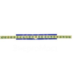 Шина нулевая N 6х9 20 отвер. латунь син. изолятор на DIN-рейку PROxima EKF sn0-63-20-d