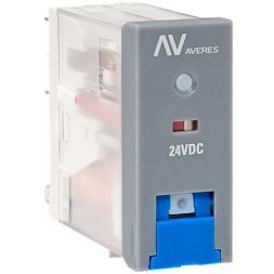 Реле промежуточное с кнопкой и мех. индикацией RPAt 22/2 8А 24В DC EKF rpat-22-2-24DC