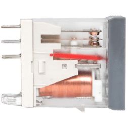 Реле промежуточное с кнопкой и мех. индикацией RPAt 22/2 8А 24В DC EKF rpat-22-2-24DC