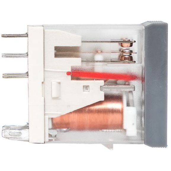 Реле промежуточное с кнопкой и мех. индикацией RPAt 22/2 8А 24В DC EKF rpat-22-2-24DC