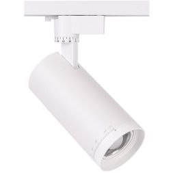 Светильник светодиодный трековый PTR 0728 ZOOM 28Вт 3000К IP40 15-60град. WH бел. Pro JazzWay 5034341