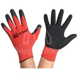 Перчатки рабочие PROFI с рельефным латексным покрытием (15 класс 10 разм) Expert EKF pe15nl-10-proxima