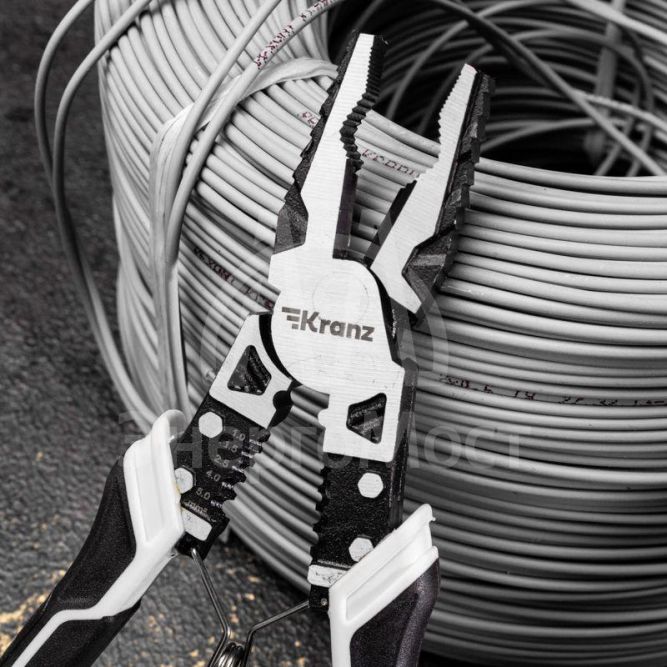 Плоскогубцы многофункциональные универсальные 200мм Kranz KR-12-4651-5