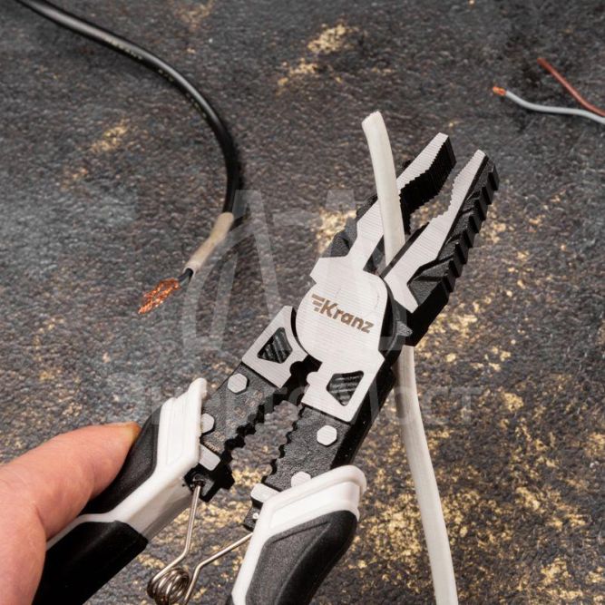 Плоскогубцы многофункциональные универсальные 200мм Kranz KR-12-4651-5