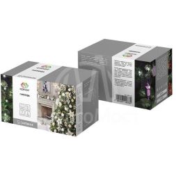 Гирлянда &amp;quot;Твинкл-Лайт&amp;quot; (с контроллером 8 режимов) 20м 160LED 10Вт 230В IP20 бел. провод темн.-зел. ПВХ NEON-NIGHT 303-115