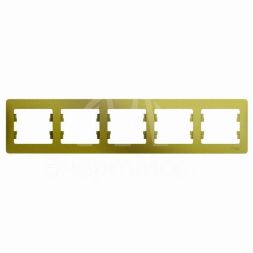 Рамка 5-м Glossa горизонт. фисташк. SchE GSL001005