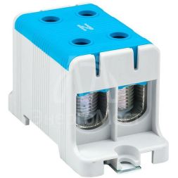Клемма силовая вводная двойная КСВ 16-95кв.мм син. EKF plc-kvs2-16-95-blue