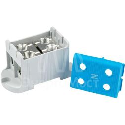 Клемма силовая вводная двойная КСВ 16-95кв.мм син. EKF plc-kvs2-16-95-blue