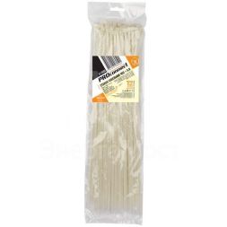 Хомут кабельный 4.8х400 нейл. бел. (уп.100шт) PROCONNECT 57-0400