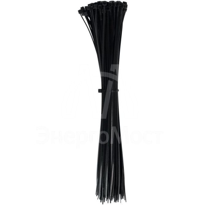 Хомут кабельный 2.5х250 нейл. черн. (уп.100шт) IEK UHH32-D025-250-100