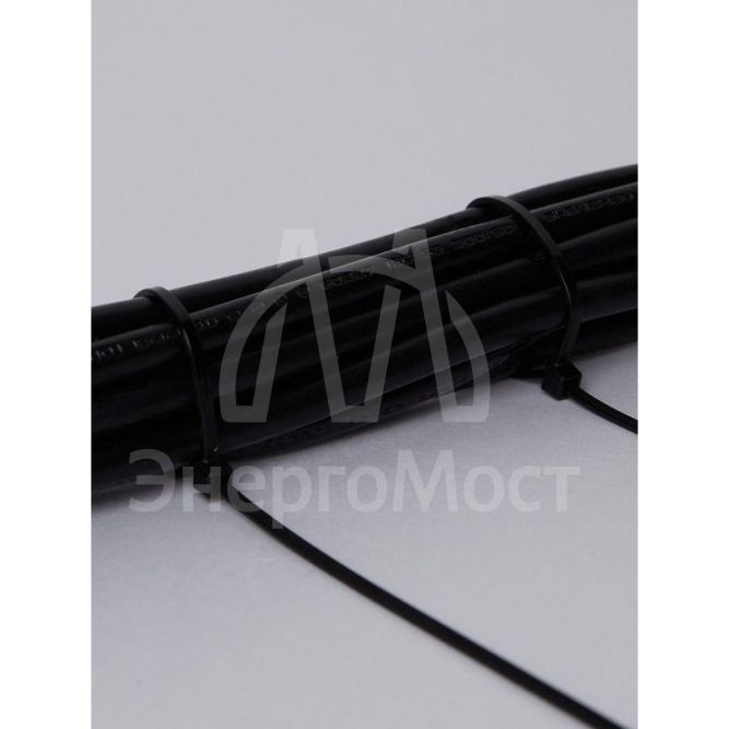 Хомут кабельный 2.5х250 нейл. черн. (уп.100шт) IEK UHH32-D025-250-100