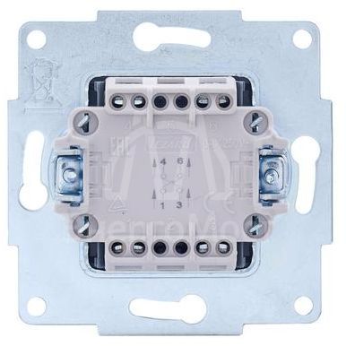 Механизм выключателя промежуточн. 1-кл. СП VESNA кремов. LEZARD 742-0388-107