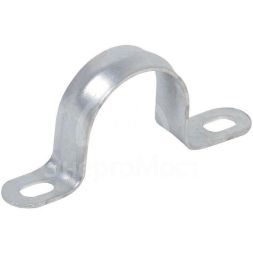 Скоба крепежная двухлапковая d16-17мм метал. (уп.10 шт) IEK CMAT11-16-010