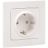 Розетка 1-м СП Стокгольм 16А IP20 с заземл. защ. шторки бел. PROxima EKF EXR16-028-10