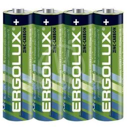 Элемент питания солевой R 6 SR4 R6SR4 1.5В (уп.4шт) Ergolux 12441