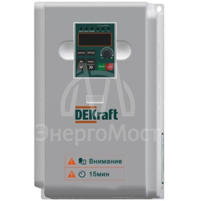 Преобразователь частоты DEKV060 5.5кВт 380В 3ф с торм. модулем SchE DEKV060G5R5T4B