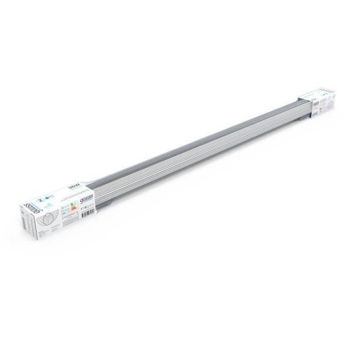 Светильник светодиодный Elementary 36Вт 6500К IP65 2880лм 1200х76х66мм ДСП линейный матов. рассеив. GAUSS 864225336