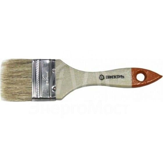 Кисть СТАНДАРТ 75мм 3дюйм. натур. щетина Вихрь 73/3/4/5