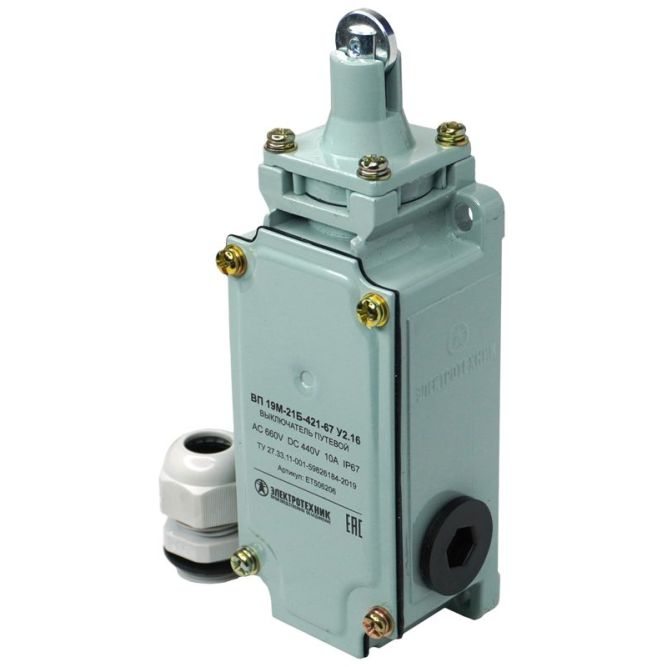 Выключатель конечн. ВП 19М-21Б-421-67 У2.16 Электротехник ET506206