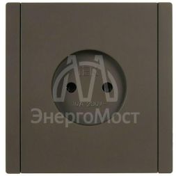 Розетка 1-м СП FORTE&PIANO FP318 10А без заземл. без защ. шторок винт. крепл. сер. IEK FP-R10-10-K03