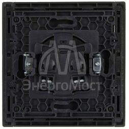 Розетка 1-м СП FORTE&PIANO FP318 10А без заземл. без защ. шторок винт. крепл. сер. IEK FP-R10-10-K03