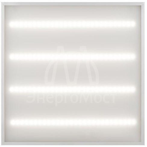 Светильник светодиодный SPO-640-3-6K-32 32Вт 6500К 3200лм IP40 588х588х19мм панель Грильято матов. Эра Б0061335