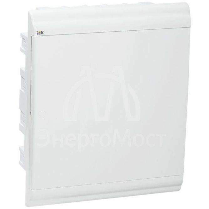 Бокс ЩРВ-П-24 мод. встраив. пластик IP41 PRIME бел. дверь IEK MKP82-V-24-WD-41-10