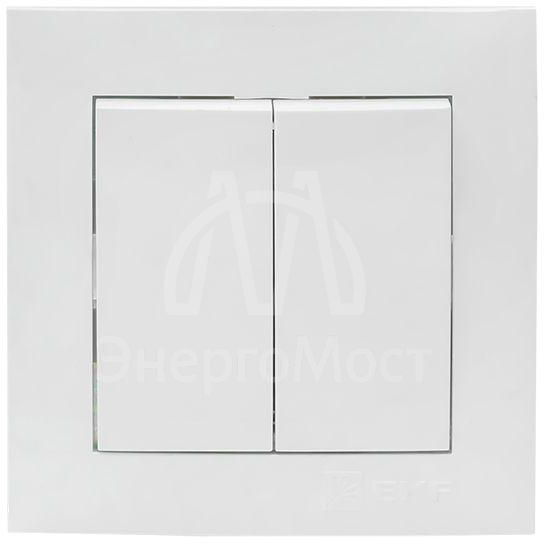 Выключатель 2-кл. СП Валенсия 10А IP20 бел. PROxima EKF EWV10-023-10