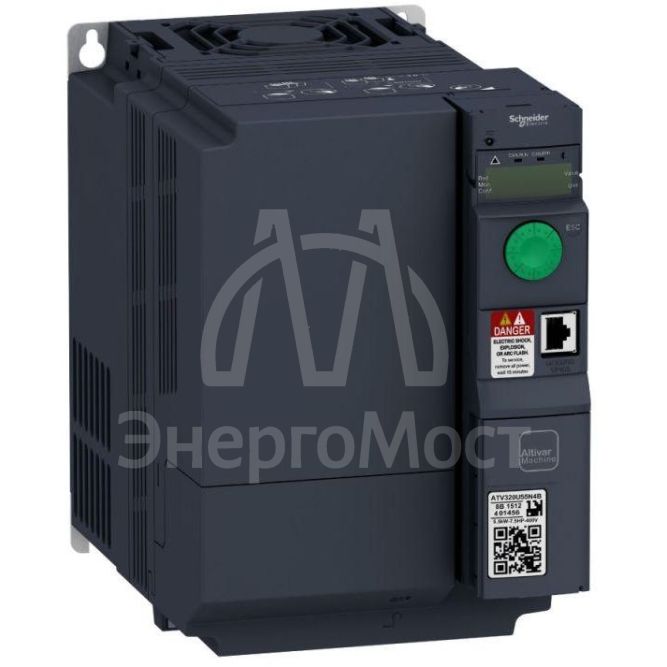 Преобразователь частоты ATV320 книжное исп. 7.5кВт 500В 3ф SchE ATV320U75N4B
