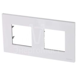 Рамка 2-м 4мод. Zenit бел. ABB 2CLA227200N1101