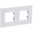 Рамка 2-м 4мод. Zenit бел. ABB 2CLA227200N1101