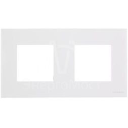 Рамка 2-м 4мод. Zenit бел. ABB 2CLA227200N1101